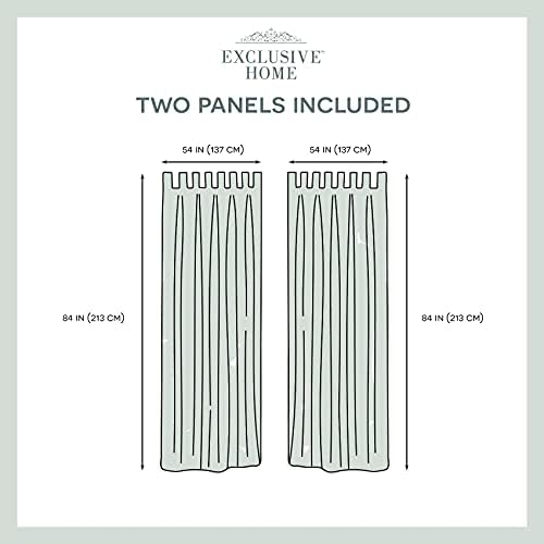 EXCLUSIVE HOME Cabana Solid Indoor/Outdoor Light Filtering Hook-and-Loop Tab - Image 6