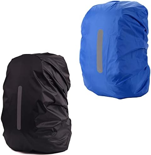 2 Pack Waterproof Rain Cover for Backpack, Backpack Rain Cover by MOPHOEXII