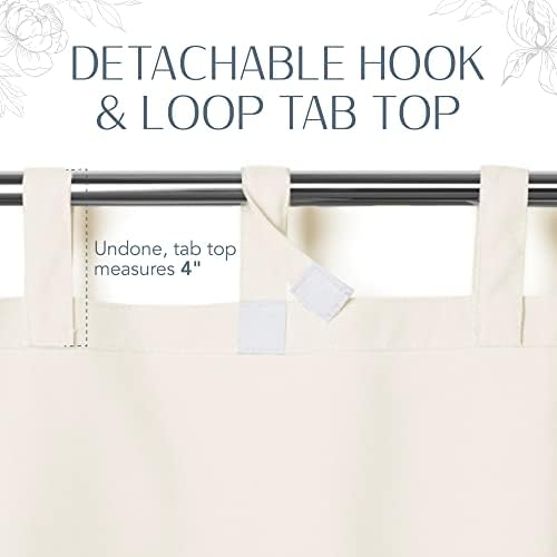 Elrene Home Fashions Matine Weatherproof Tab-Top Indoor/Outdoor Solid Color - Image 6