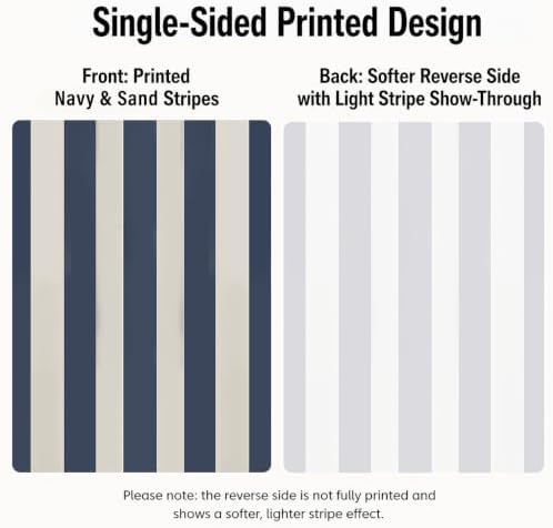 4 Panels Outdoor Stripe Curtains - Image 6