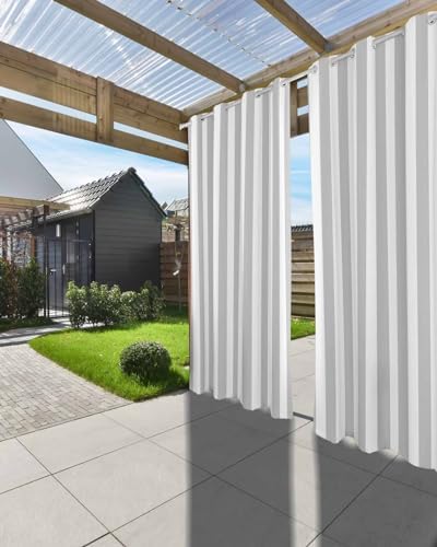 Striped Outdoor Curtains for Patio Waterproof Weatherproof, Sun Blocking - Image 6