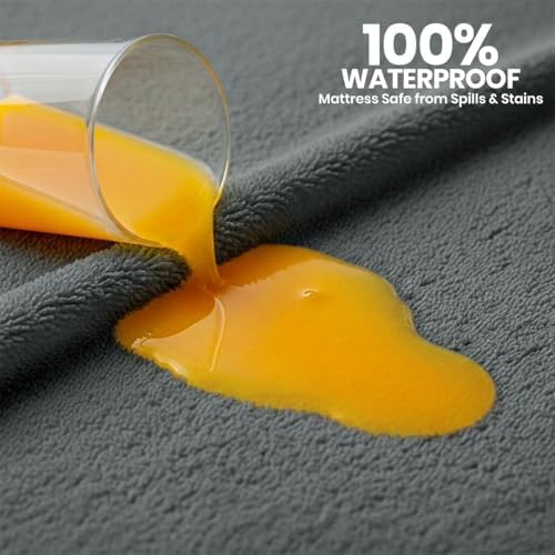 Waterproof Full Size Mattress Protector fits Upto 15" Deep Pocket - Image 3