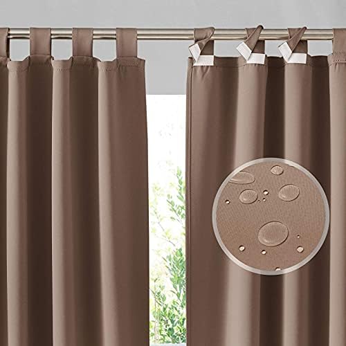 RYB HOME 2 Panels Outdoor Curtains by RYBHOME