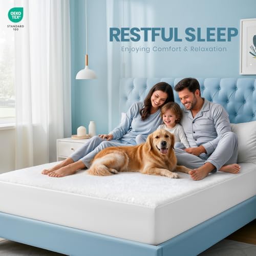 Waterproof Full Size Mattress Protector 14 Pack fits Upto 15" Deep Pocket - Image 5
