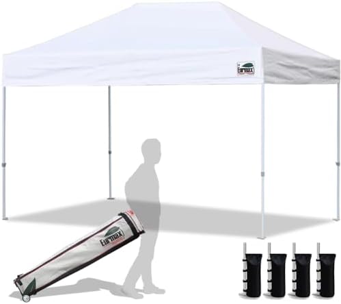 Eurmax USA 8x12ft Pop Up Canopy, Commercial Instant Tent by Eurmax