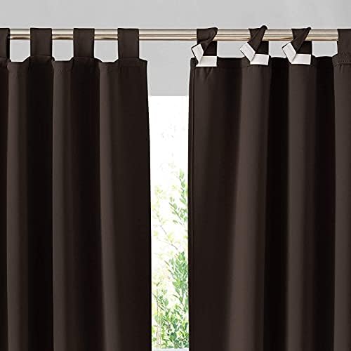RYB HOME Patio Curtains Outdoor 2 Panels by RYBHOME