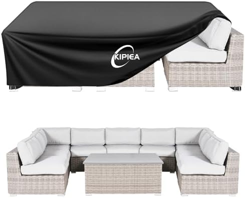 Kipiea Outdoor Furniture Covers Waterproof, 420D Heavy-Duty Patio Furniture Set by Kipiea