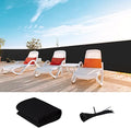 LOVE STORY Custom Size 3' x 32' Balcony Privacy Screen Cover by LOVESTORY