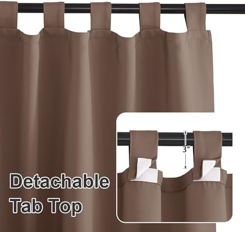 RYB HOME 2 Panels Outdoor Curtains - Image 4