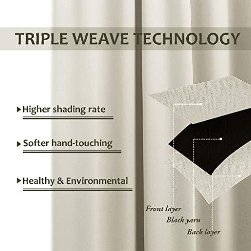 NICETOWN Outdoor Curtain for Patio Waterproof, Home Decor Thermal Insulated - Image 5