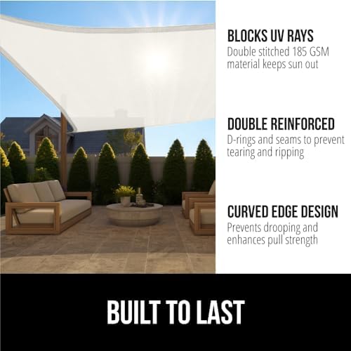 GORILLA GRIP Heavy Duty Sun Shade Sail - Image 2