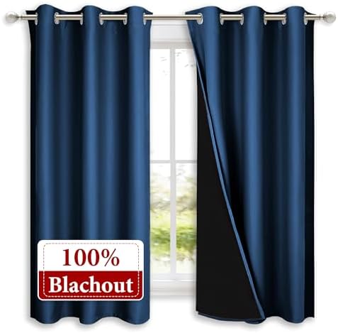 NICETOWN 100% Blackout Curtains - Image 2