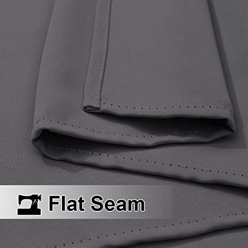 NICETOWN Weighted Outdoor Patio Curtain & Drape Waterproof 84 Long, Top and - Image 3