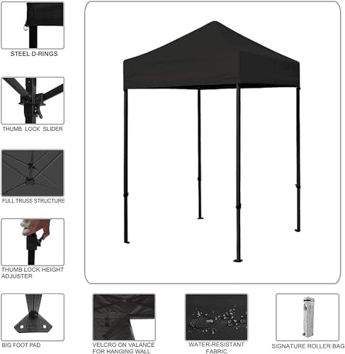 Eurmax USA 5x5ft Pop Up Canopy, Commercial Instant Tent - Image 4