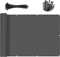 SUNNY GUARD 3' x 32' Balcony Privacy Screen, HDPE Patio Railing Cover Fence by SUNNYGUARD