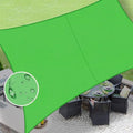 LOVE STORY Custom Size 7' x 9' Waterproof Sun Shade Sail, Fruit Green by LOVESTORY
