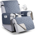 VANSOFY 100% Waterproof Recliner Chair Covers Washable, Slate Gray by VANSOFYFURNITURECOVERS