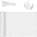 SUNNY GUARD 3' x 6' Balcony Privacy Screen, HDPE Patio Railing Cover Fence by SUNNYGUARD