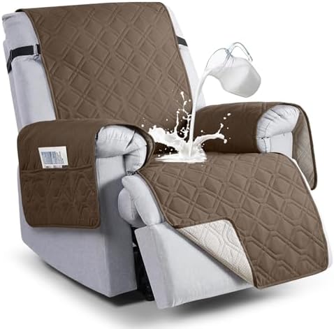 VANSOFY 100% Waterproof Recliner Chair Covers, Recliner Cover Non-Slip Dog by VANSOFYFURNITURECOVERS