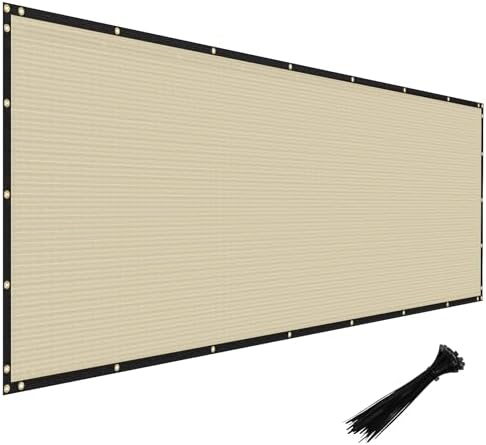 Windscreen4less Privacy Fence Screen Heavy Duty Windscreen Fencing Mesh Fabric by Windscreen4less