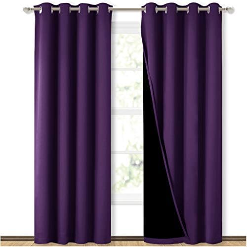 NICETOWN Royal Purple Blackout Curtains by NICETOWN