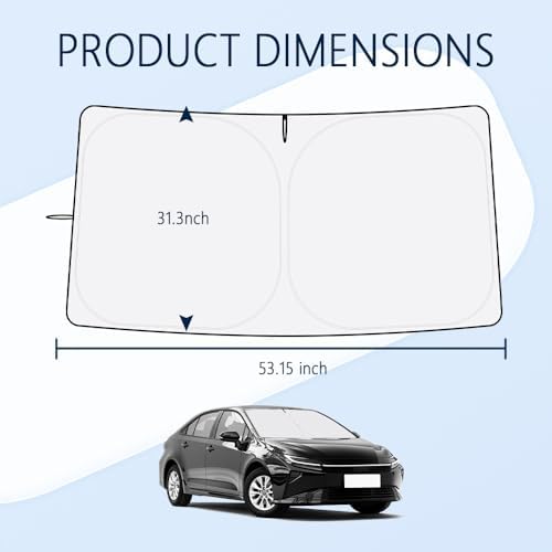 Car Windshield Sun Shade Compatible - Image 2