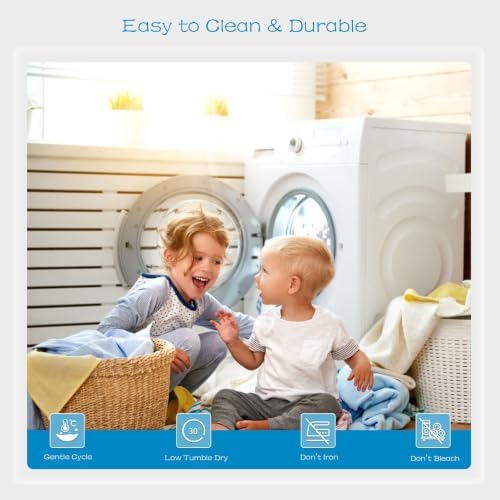 1 Pack Split King Mattress Protector Waterproof Cover - Image 6
