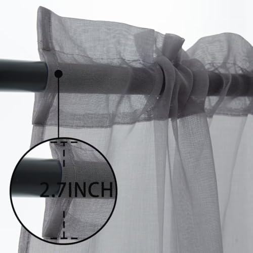 youleyar Sheer Outdoor Curtains - Image 5