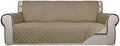 PureFit Reversible Quilted Sofa Cover, Water Resistant Slipcover Furniture by PureFit