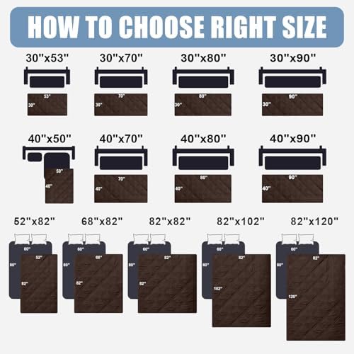 Smiry Waterproof Reversible Pet Couch Covers - Image 6