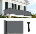 COOLBOYS 3'x3' Dark Grey Balcony Privacy Screen Fence Cover by Havecooltimewithyourboys