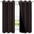 NICETOWN 100% Blackout Curtains 45 inches Long, 1 Pair, 42 inches Width Each by NICETOWN