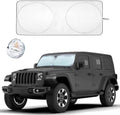 EcoNour Jeep Windshield Sun Shade, Foldable UV Sun Shield, Jeep Accessories by EcoNour