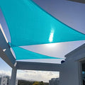 SUNNY GUARD 12' x 12' x 17' Triangle Shade Sail 95% UV Block Outdoor Canopy by SUNNYGUARD