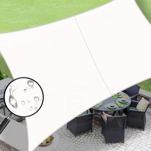 LOVE STORY Custom Size 7' x 15' Waterproof Sun Shade Sail by LOVESTORY