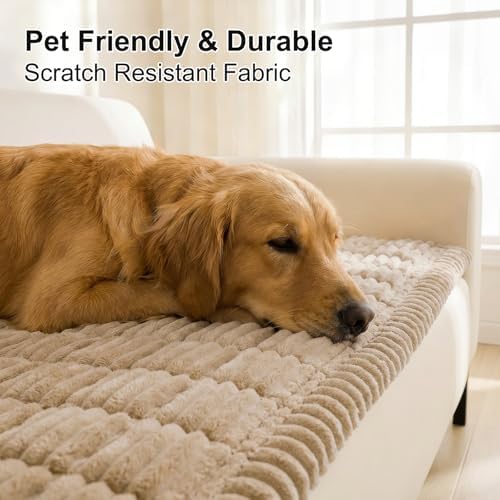 Smiry Couch Cover for Dogs, Non Slip Washable Sofa Protector for Pets - Image 3