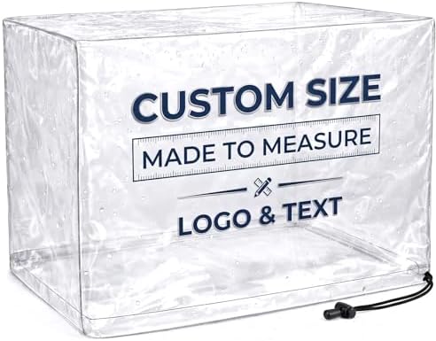 Custom Fit Clear PVC Dust Protection Covers, Made to Measure Size by Unknown