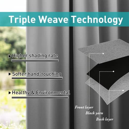 NICETOWN Outdoor Weighted Curtains - Image 4