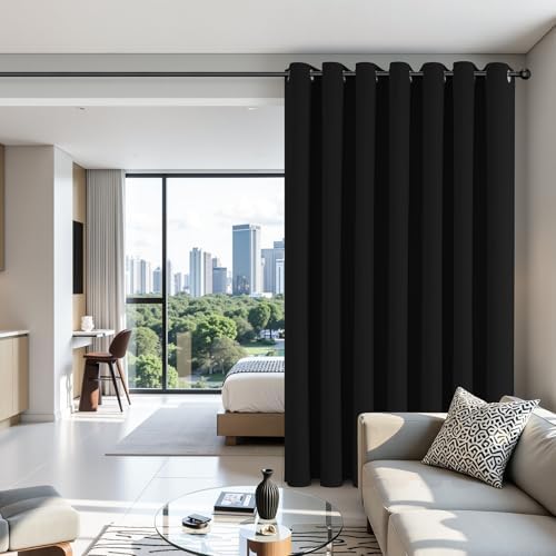Joydeco Blackout Patio Sliding Door Curtains, Privacy Room Divider Curtains - Image 3