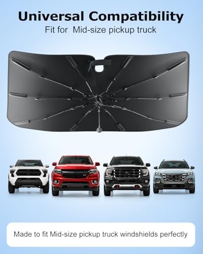 Weektic Truck Windshield Sun Shade Umbrella - Image 4