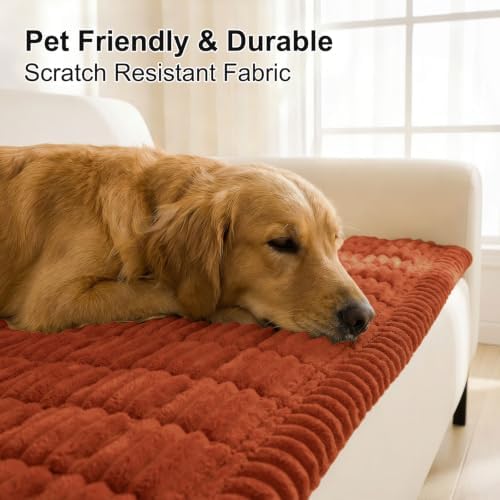 Smiry Couch Cover for Dogs, Non Slip Washable Sofa Protector for Pets - Image 4
