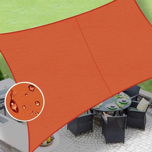 LOVE STORY 8' x 10' Waterproof Sun Shade Sail by LOVESTORY
