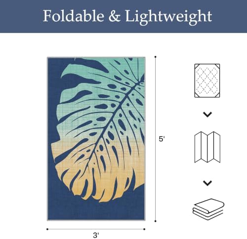 GENIMO 3x5 Outdoor Rug, Washable - Image 2