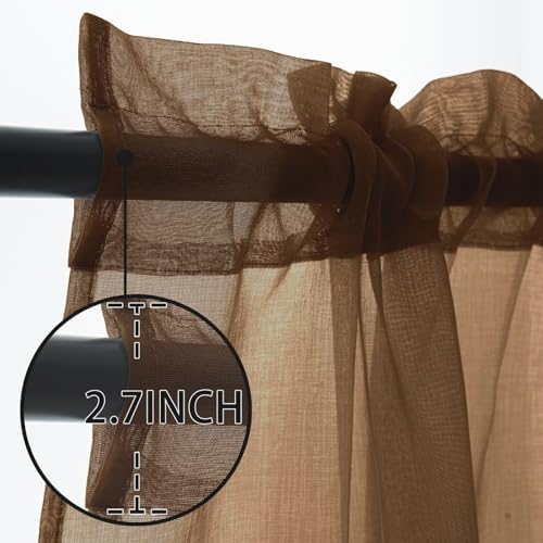 youleyar Sheer Outdoor Curtains - Image 5