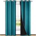NICETOWN Full Shade Curtain Panels, Forest Green, Pair of Thermal Insulated & by NICETOWN