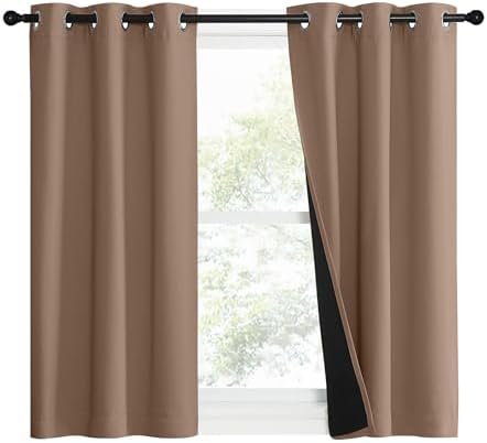NICETOWN 100% Blackout Curtains Thermal, Noise Reduction and Privacy Curtains - Image 2