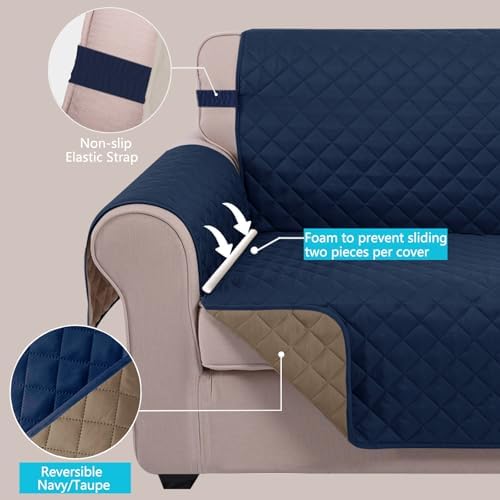 U-NICE HOME Reversible Recliner Chair Covers - Image 3