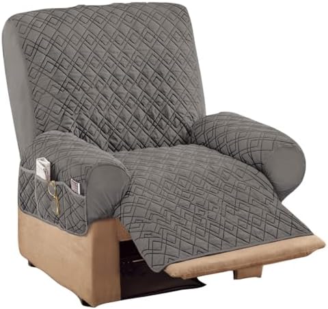 Collections Etc Diamond-Shape Quilted Stretch Recliner Cover by CollectionsEtc