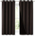 NICETOWN Complete 100% Blackout Curtains, Thermal Insulated & Energy Efficiency by NICETOWN