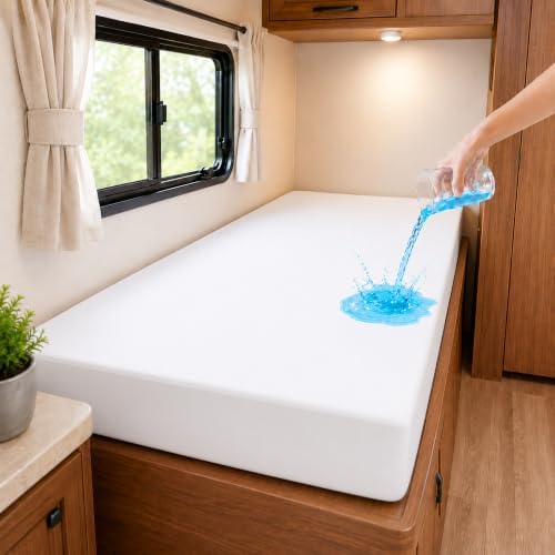 GRT 1 Pack 100% Waterproof Mattress Protector RV Bunk Mattress Protector by GRT